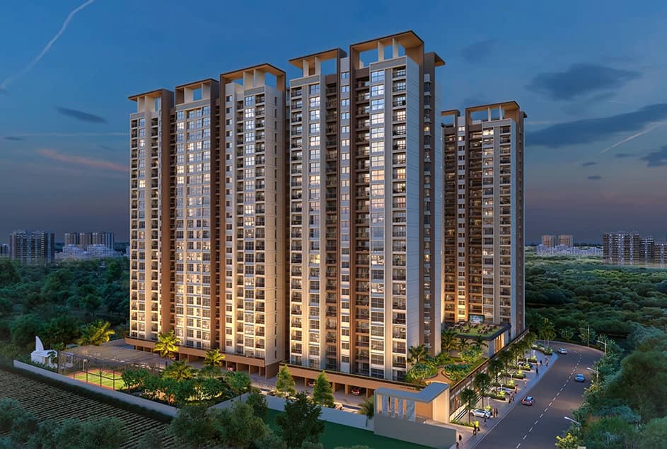 108 Astera high-rise towers